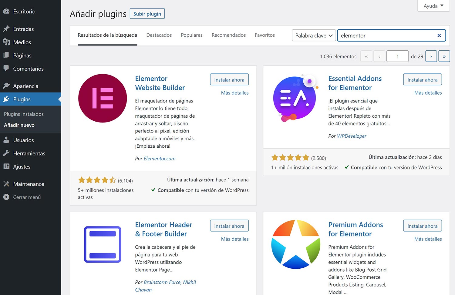 Desbloqueando la creatividad con Elementor en WordPress 2 como instalar elementor en wordpress